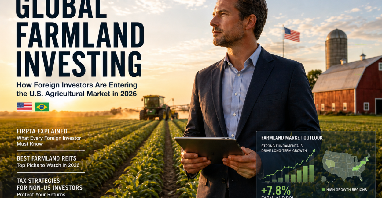 How to Invest in US Farmland as a Foreign Investor in 2026 Legal Structures, Tax Rules, and Best Platforms How to Invest in US Farmland as a Foreign Investor in 2026 Legal Structures, Tax Rules, and Best Platforms
