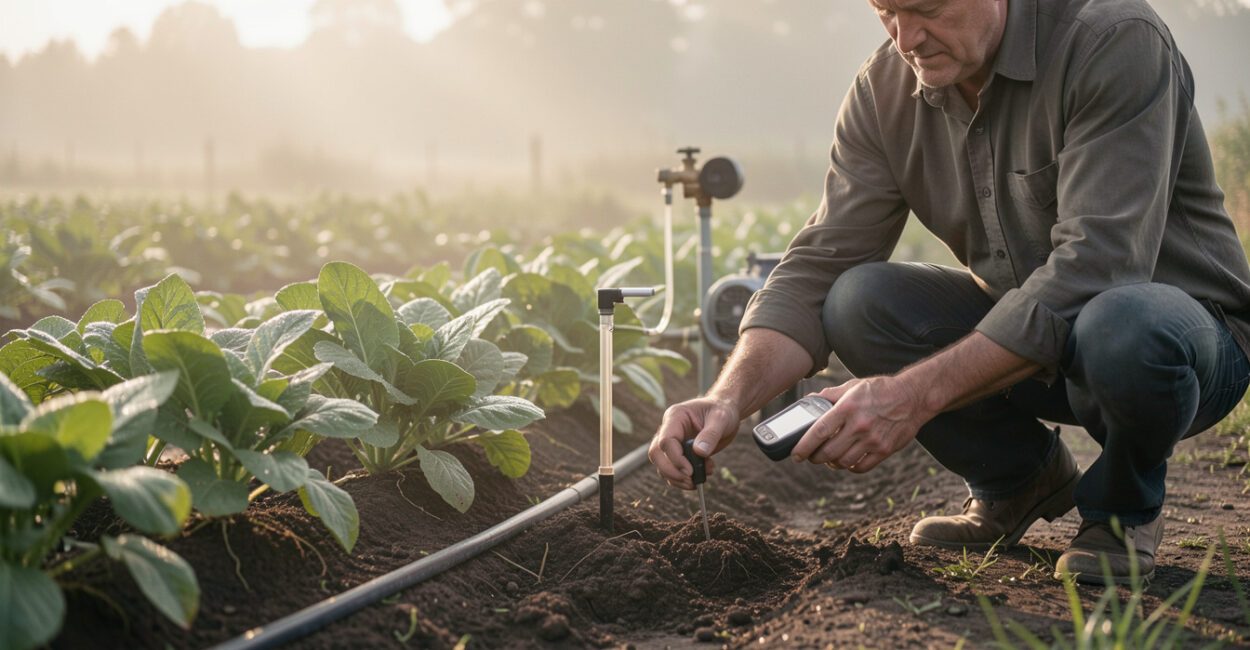 Title: Soil Sensors for Small Farms: Cut Irrigation Costs Title: Soil Sensors for Small Farms: Cut Irrigation Costs